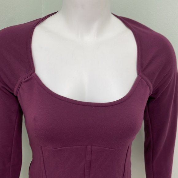 ANTHROPOLOGIE Maeve ponte corset top small - Picture 6 of 10
